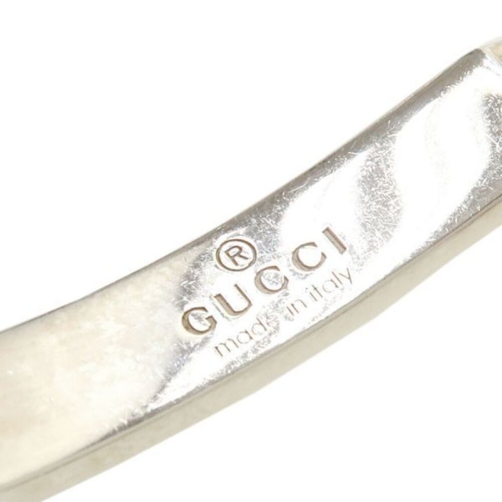Gucci Diagonal Interlocking Bracelet Silver Comme… - image 8